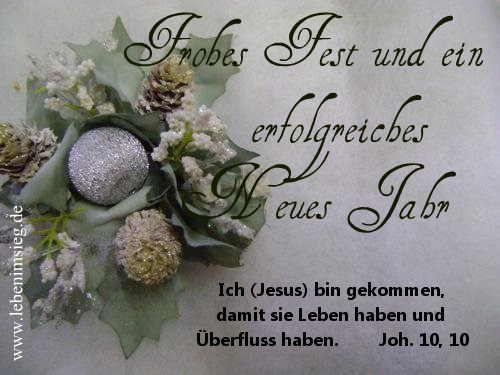 Leben im Sieg - Grusskarten mit Bibelverse